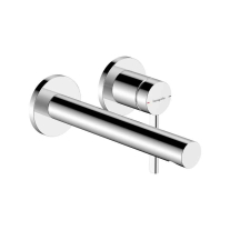 Baterie încastrată de lavoar Hansgrohe, Zesis S, pipă 19.4 cm, crom